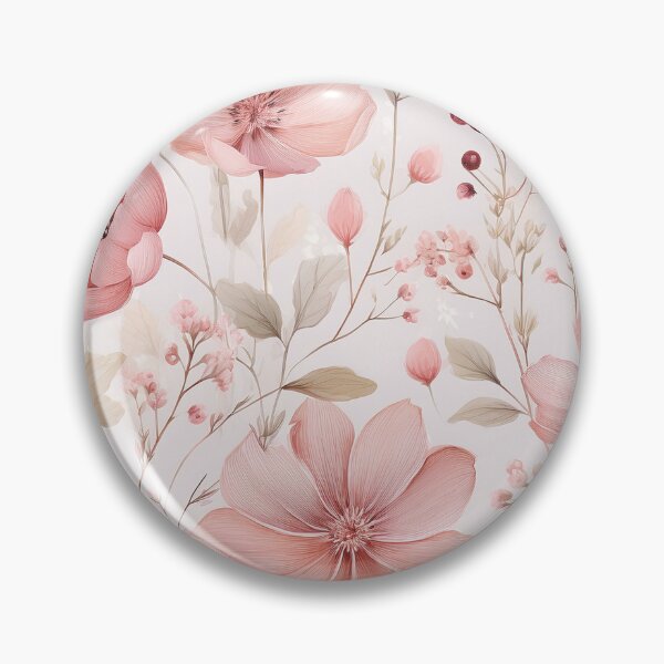 Item preview, BLUSH pastel pink leafy botanicals watercolor leaves painting spring theme shades of pink designed and sold by navitalidesign.