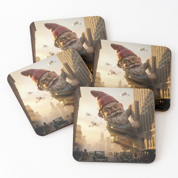 Item preview, Fleeing Gnome Climbs the Empire State Building designed and sold by Tridentulus.