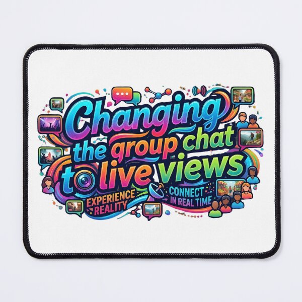 Item preview, Modern Infographic Design: "Changing the group chat to live views" designed and sold by VibranPalette.