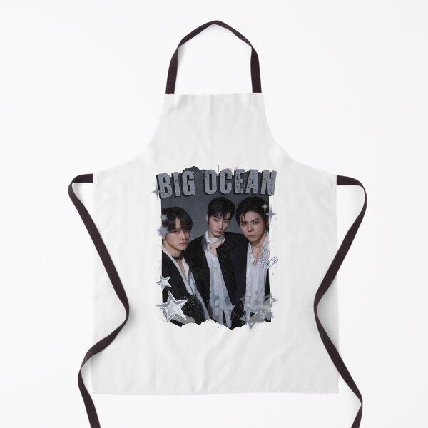 Item preview, Big Ocean Blue Kpop Group Retro Collage Design designed and sold by HELL0WBELLO.