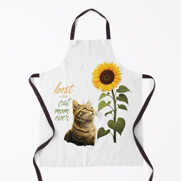 Item preview, Best Cat Mom Ever Sunflower Feline Delight designed and sold by chattsuede.