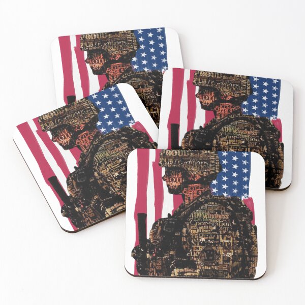 Item preview, American Soldier Patriot Flag designed and sold by Combatente.