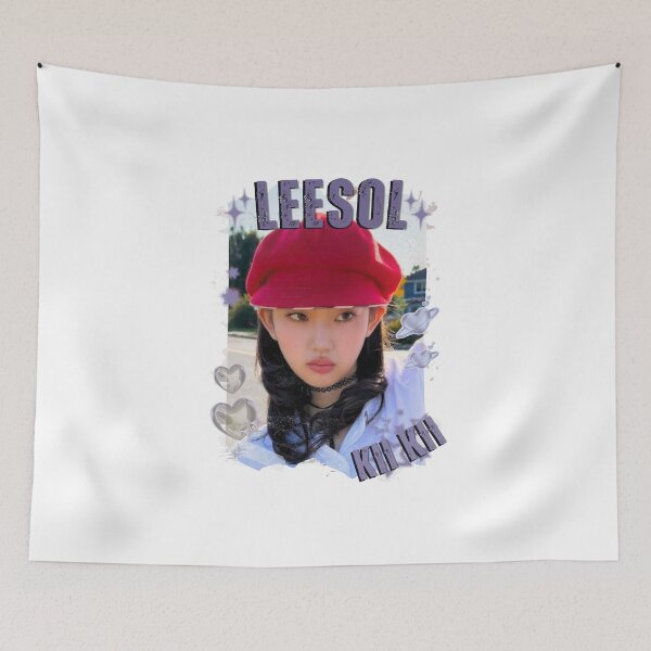 Item preview, KiiiKii Leesol Kpop Girl group Scrapbook Collage Cozy Y2K Vintage Design designed and sold by HELL0WBELLO.