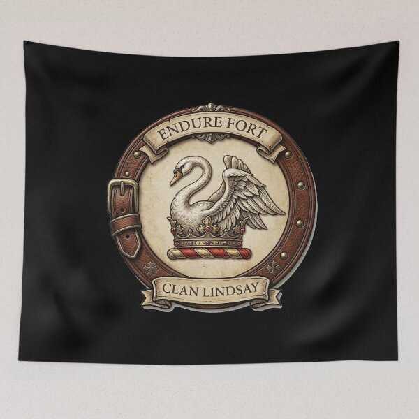 Item preview, Clan Lindsay Crest designed and sold by BagTown Clans.