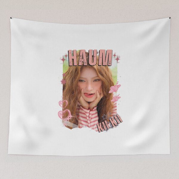 Item preview, KiiiKii Haum Kpop Girl group Scrapbook Collage Cozy Y2K Vintage Design designed and sold by HELL0WBELLO.