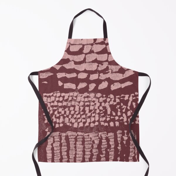 Item preview, Three Grains Textured Monoprint - Wine + Rose designed and sold by Irene Estelle.