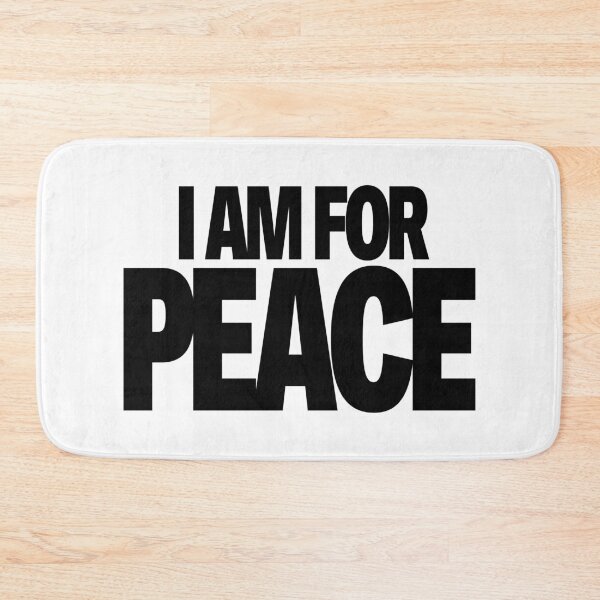 Item preview, I Am For Peace – Bold Minimalist Peace Statement Graphic Design designed and sold by artworkathome.