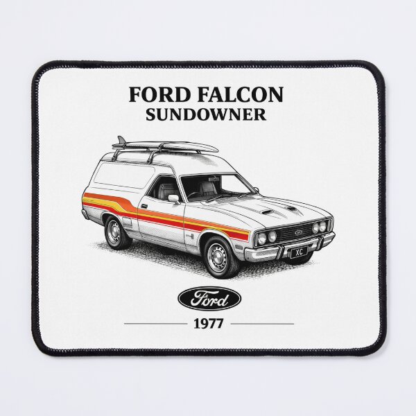 Item preview, Iconic Aussie Cars: Ford Falcon Panel Van 1977 designed and sold by Fallen Feather Designs.