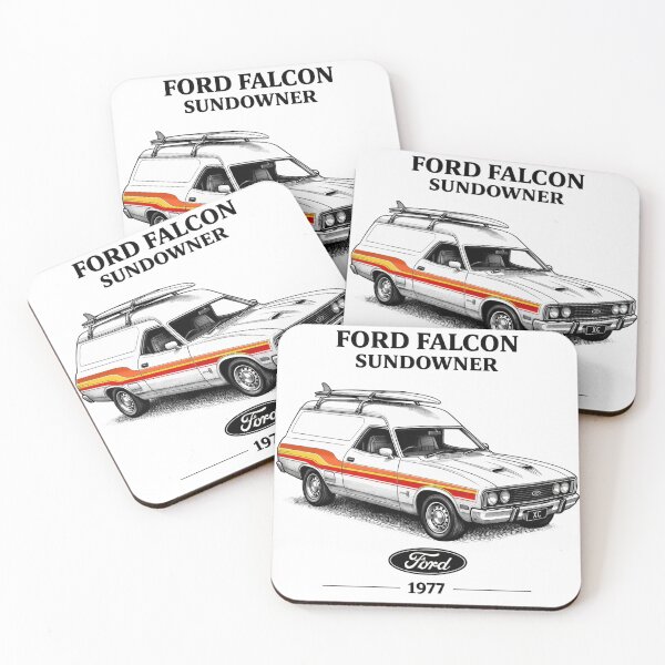 Item preview, Iconic Aussie Cars: Ford Falcon Panel Van 1977 designed and sold by Fallen Feather Designs.