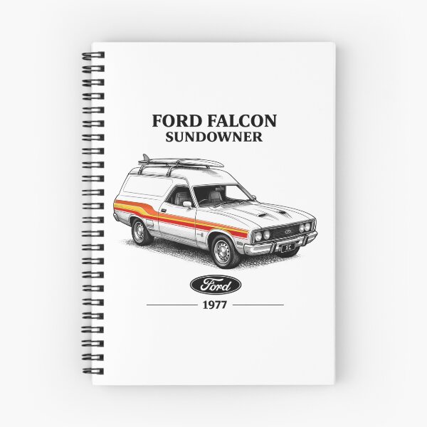 Item preview, Iconic Aussie Cars: Ford Falcon Panel Van 1977 designed and sold by Fallen Feather Designs.