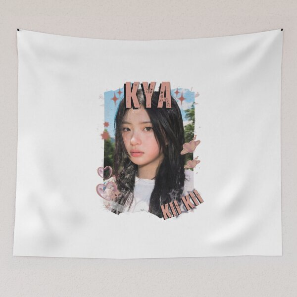 Item preview, KiiiKii Kya Kpop Girl group Scrapbook Collage Cozy Y2K Vintage Design designed and sold by HELL0WBELLO.