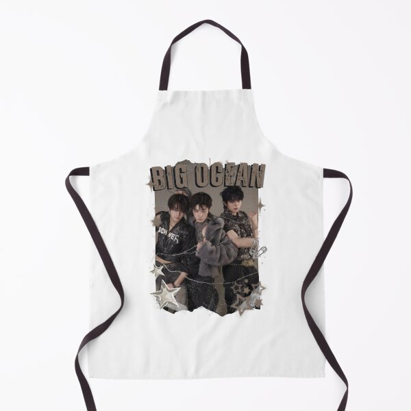 Item preview, Big Ocean Blue Kpop Group Retro Collage Design designed and sold by HELL0WBELLO.