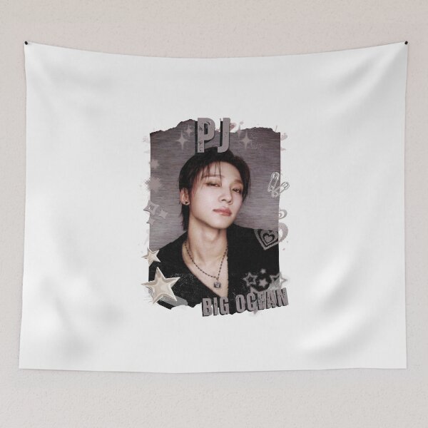 Item preview, Big Ocean PJ Kpop Group Retro Collage Design designed and sold by HELL0WBELLO.