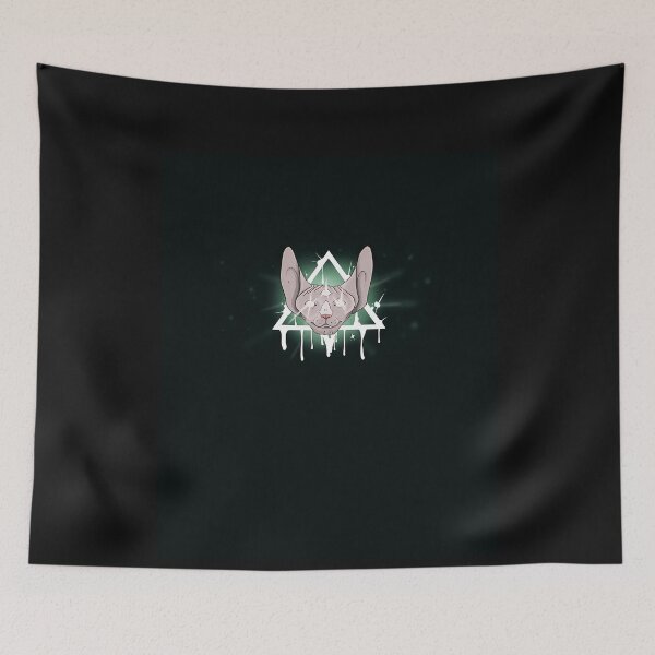 Item preview, Sphynx Cat Horror All Seeing Illuminati Occult designed and sold by asep08.