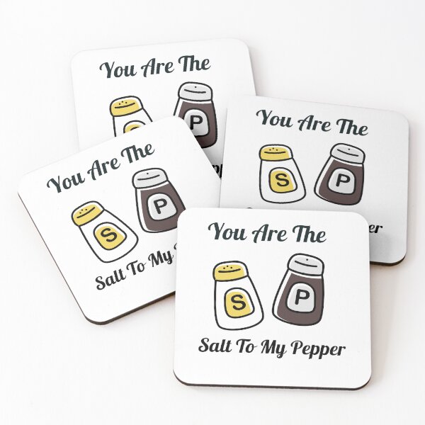Item preview, You Are The Salt To My Pepper, Salt and Pepper  designed and sold by HoppingCreation.