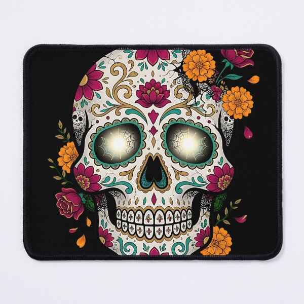 Item preview, Elegant Día de los Muertos Sugar Skull designed and sold by Chaotic Cuties.