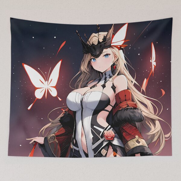 Item preview, Signora Genshin Impact Butterfly Night Sky designed and sold by TanglenRabbit.