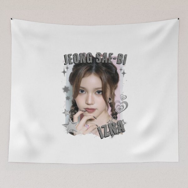 Item preview, Iznaa Jeong Sae-bi Kpop Girl Group Scrapbook Collage Cozy Y2K Vintage Design designed and sold by HELL0WBELLO.