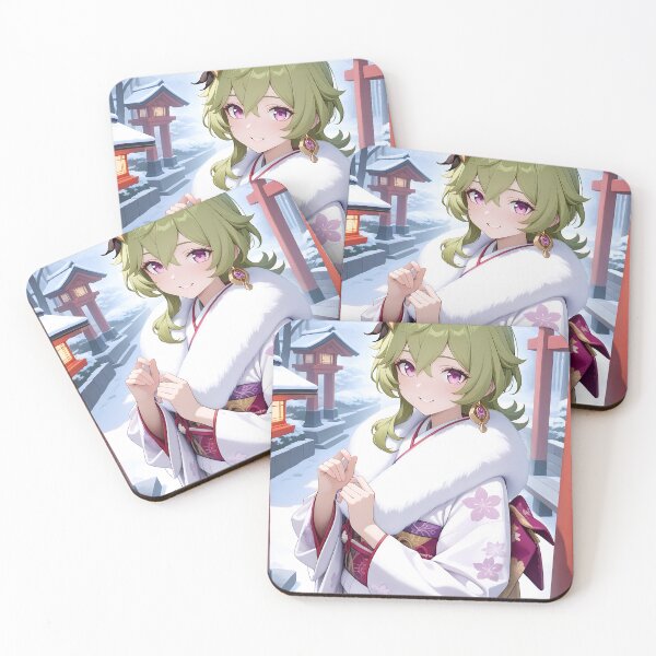 Item preview, Collei Genshin Impact White Kimono Shrine Grace designed and sold by TanglenRabbit.