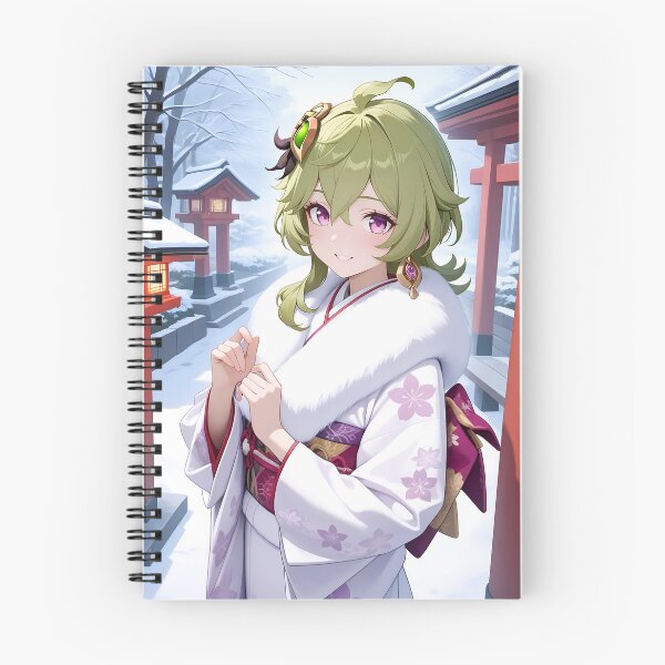 Item preview, Collei Genshin Impact White Kimono Shrine Grace designed and sold by TanglenRabbit.
