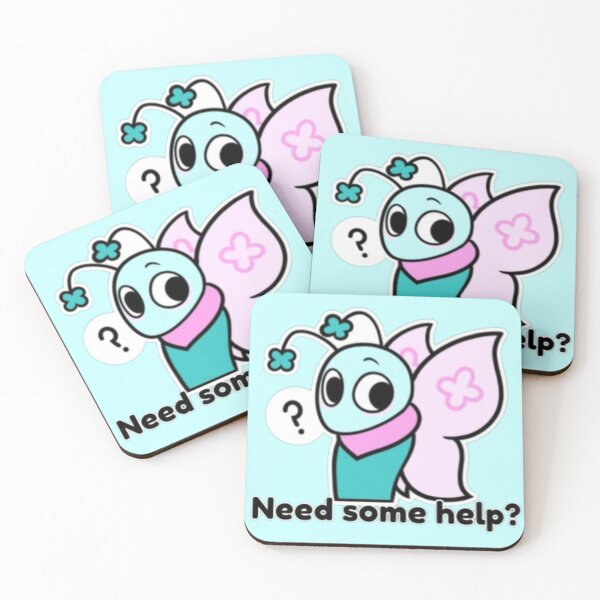 Item preview, Dandy's World Sticker: "Need some help?" designed and sold by SNAPPJAWZ.