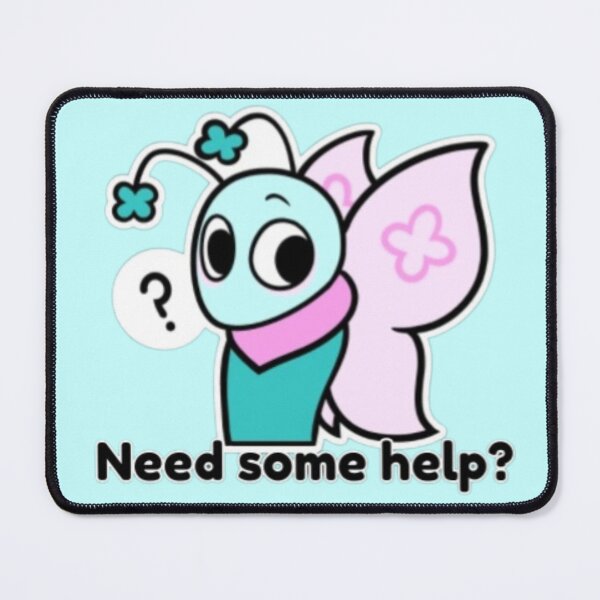 Item preview, Dandy's World Sticker: "Need some help?" designed and sold by SNAPPJAWZ.