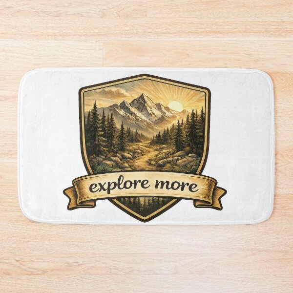 Item preview, Mountain Trail Wilderness Badge designed and sold by jgvisualarts.