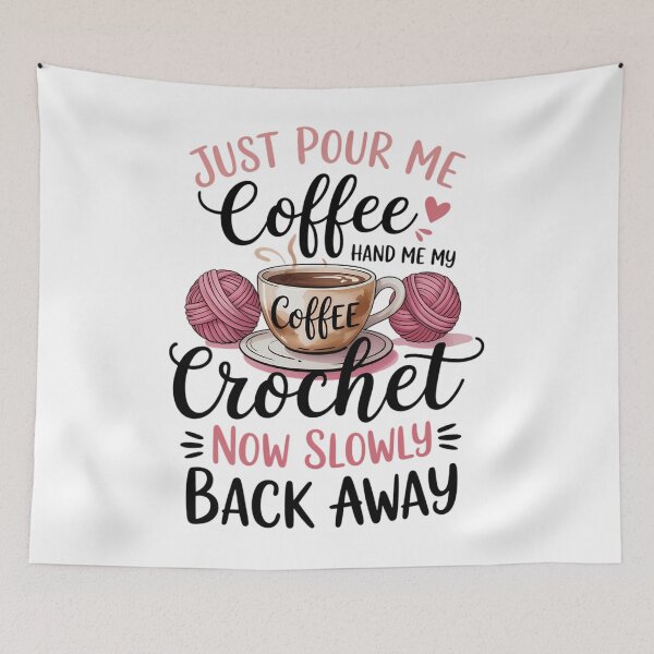 Item preview, Crochet & Coffee Lover designed and sold by TyraYoung.