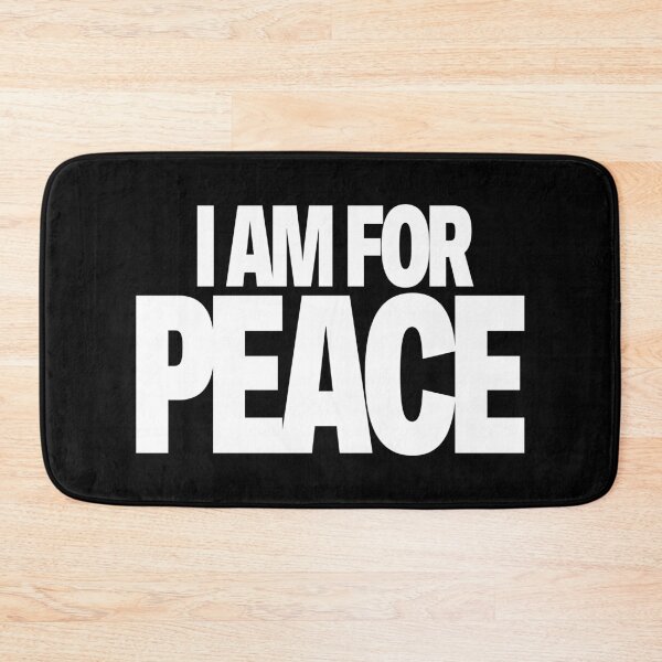 Item preview, I Am For Peace – Bold Minimalist Peace Statement Graphic Design designed and sold by artworkathome.