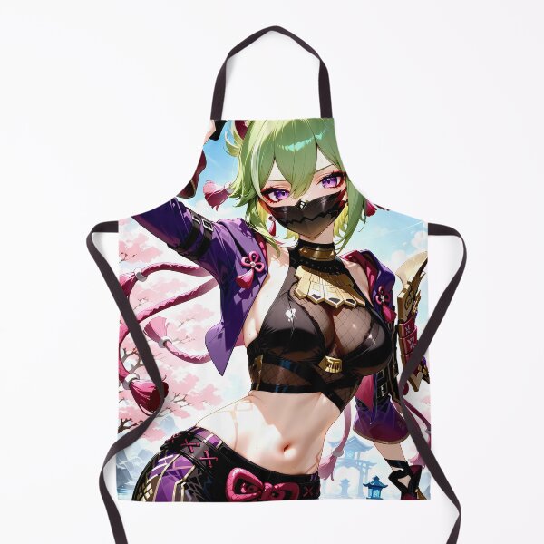 Item preview, Kuki Shinobu Genshin Impact Sakura Warrior Spring Pose designed and sold by TanglenRabbit.
