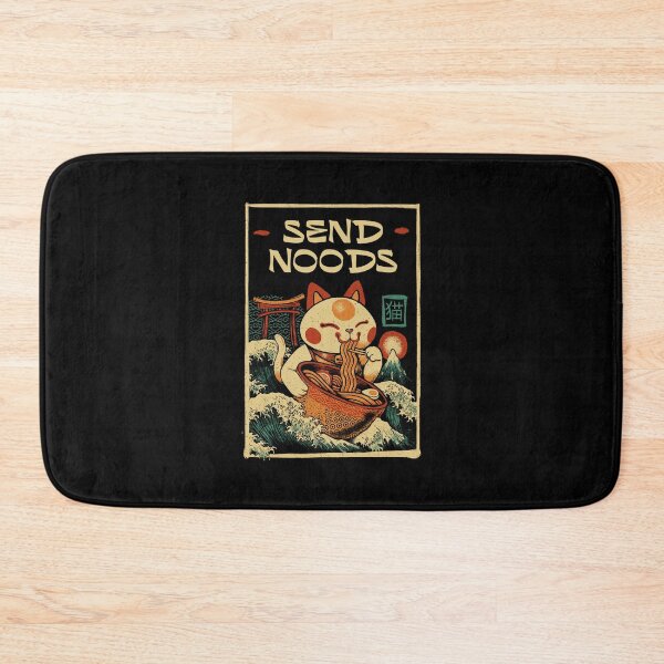 Item preview, Send Noods Neko Ramen Cat  by Tobe Fonseca designed and sold by Tobe Fonseca®.