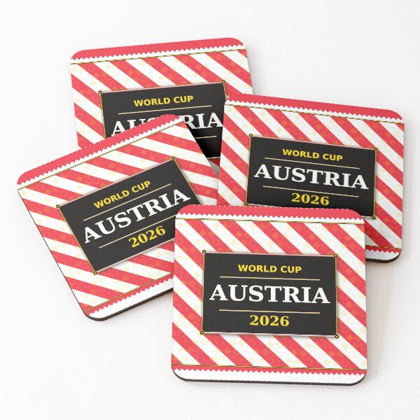 Item preview, Austria Football Fan 2026 Flag Color pattern  designed and sold by BrickByDream.