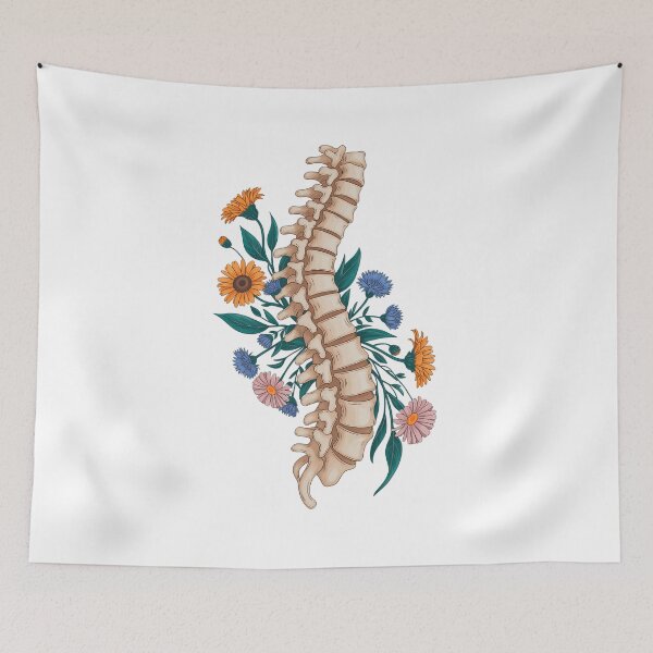 Item preview, Grow Through What You Go Through Flower Spine Mental Health designed and sold by TyraYoung.