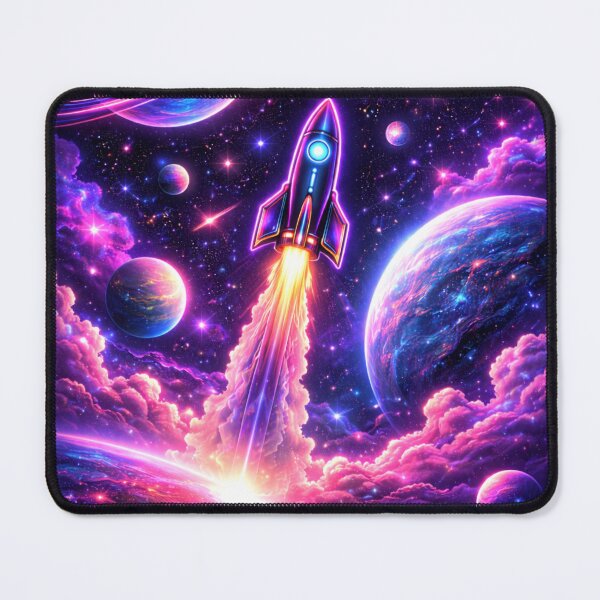 Item preview, Neon Space – Futuristic Galaxy Design designed and sold by Expl0rer.