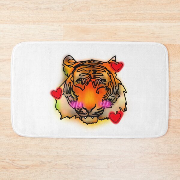 Item preview, Maple the Tiger hearts emoji - animalz  designed and sold by Ashley’sAnimalz.