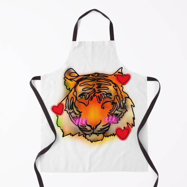 Item preview, Maple the Tiger hearts emoji - animalz designed and sold by Ashley’sAnimalz.