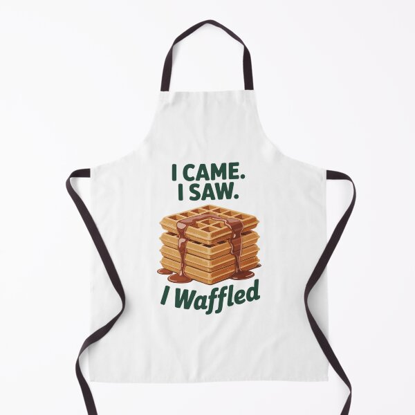Item preview, I Came I Saw I Waffled Food Graphic - Waffle Lover designed and sold by TyraYoung.