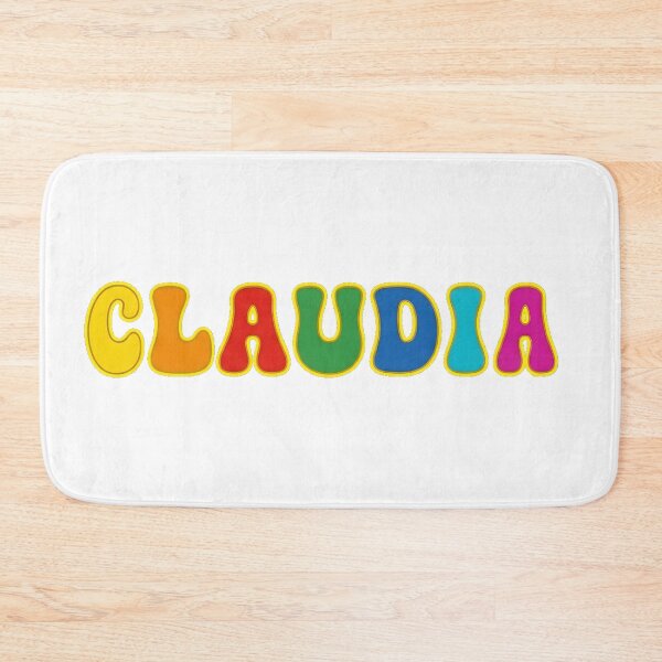 Item preview, ❤️ Claudia Personalized Name Wavy Retro Shirt, Coffee Mug, Sticker Gift designed and sold by HelixPedia.