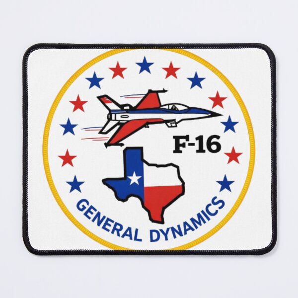 Item preview, general dynamics F16 patch art 1970s super sonic designed and sold by PilotandPlane.