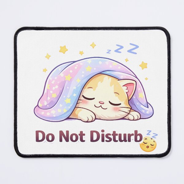 Item preview, Do Not Disturb ? | Cute Sleepy Cat Kawaii Aesthetic Design designed and sold by Kawaii Cosmos Cats.