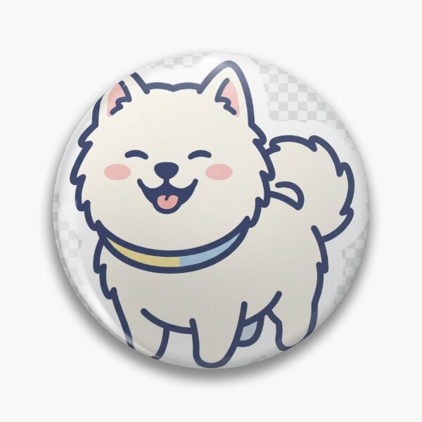 Item preview, Happy Laughing Samoyed Sticker designed and sold by EternalWz.