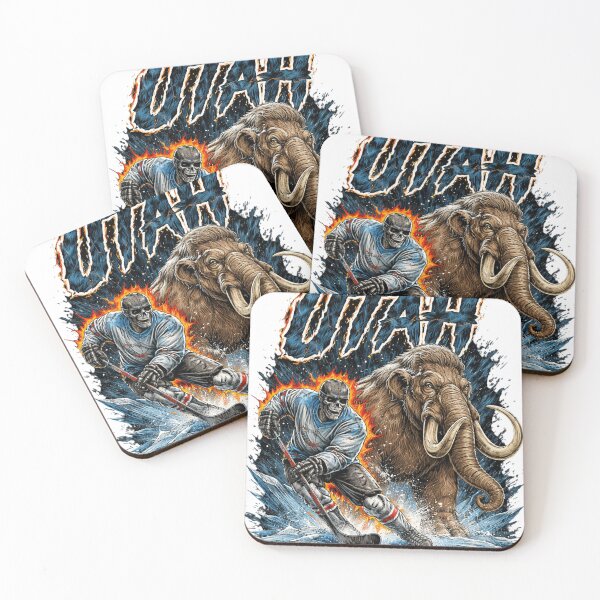 Item preview, Utah Mammoth designed and sold by Skeleton Hockey Department .