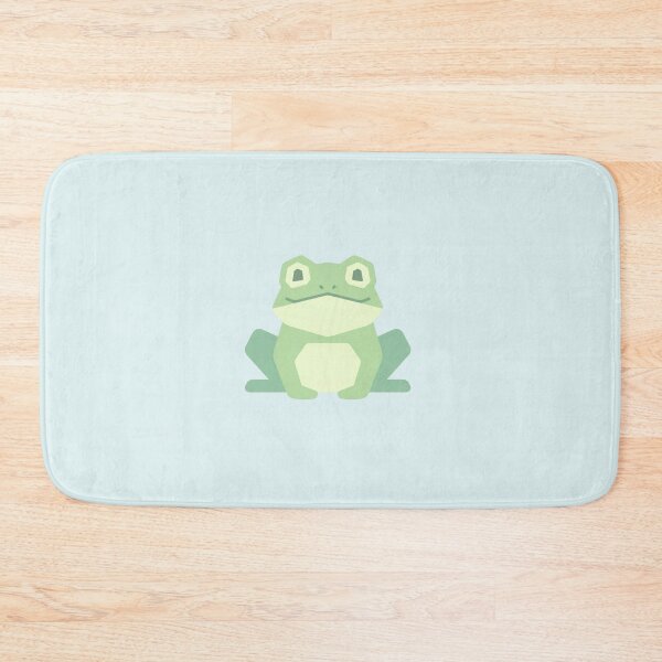 Item preview, Minimalist Kawaii Frog – Green Frog Sticker for Nature Lovers designed and sold by bsbd-action.