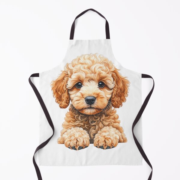 Item preview, Adorable Apricot Poodle Puppy Portrait designed and sold by SabraDD.