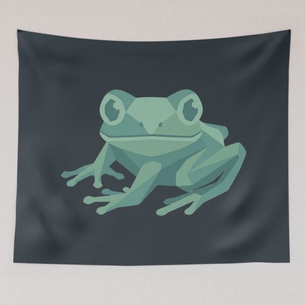 Item preview, Geometric Frog Low Poly – Modern Art T-Shirt for Designers designed and sold by bsbd-action.