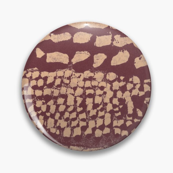 Item preview, Three Grains Textured Monoprint - Wine + Melon designed and sold by Irene Estelle.