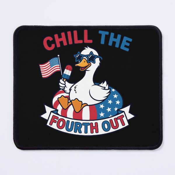 Item preview, Chill The Fourth Out Funny 4th of July Duck Kids designed and sold by KroghDs.