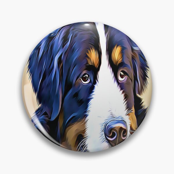 Item preview, A proud Bernese dog posing calmly designed and sold by ZoroDesign.