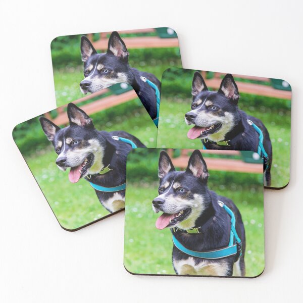 Item preview, Happy Husky Dog with Unique Eyes designed and sold by ZoroDesign.