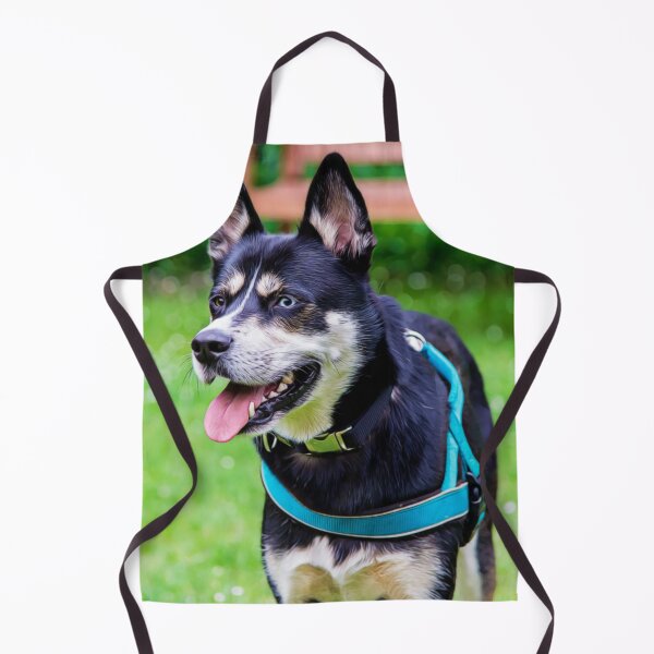 Item preview, Happy Husky Dog with Unique Eyes designed and sold by ZoroDesign.